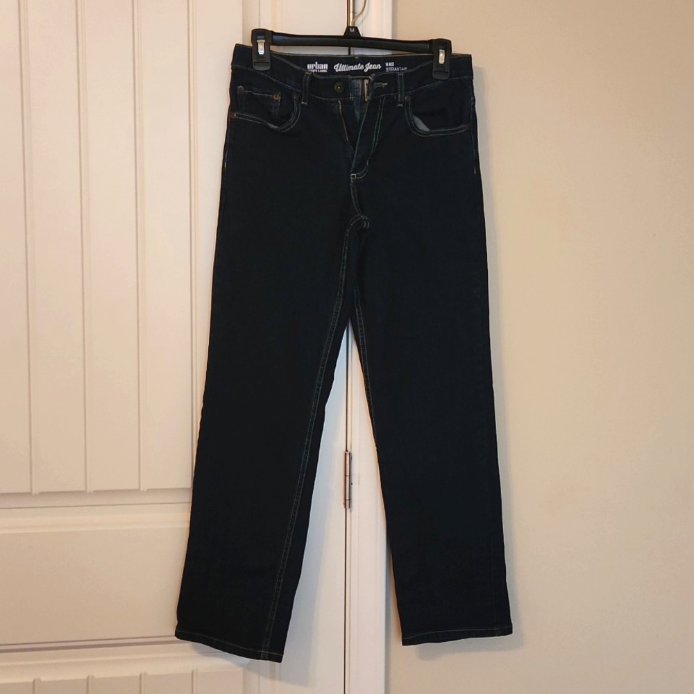 Youth Boys Urban Pipeline 14 Regular Straight Blue Jeans